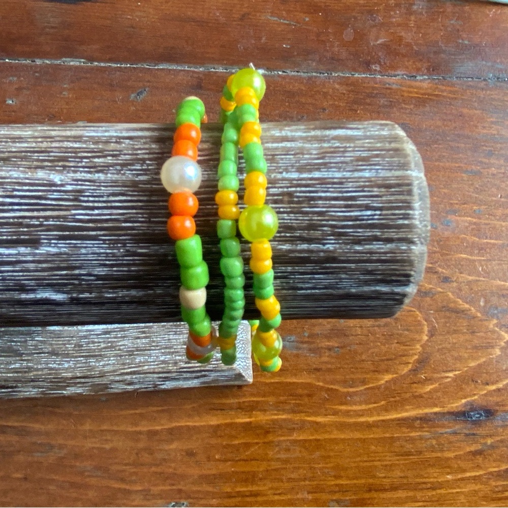 Colorful Beaded  Bracelets Set - Picture 2 of 2